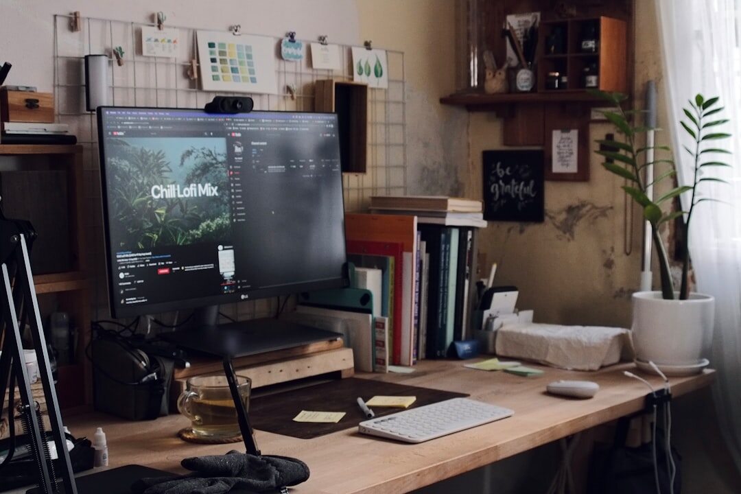 Video production course materials on desk
